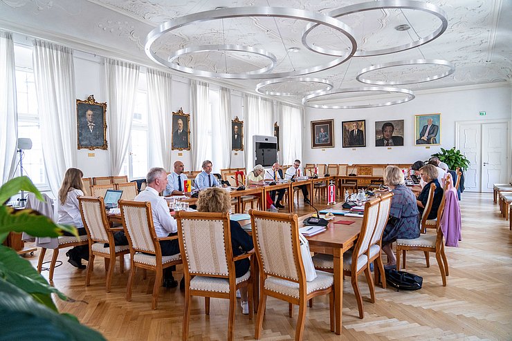 Die Rechnungshofkonferenz fand in den Räumlichkeiten des Landtages statt.