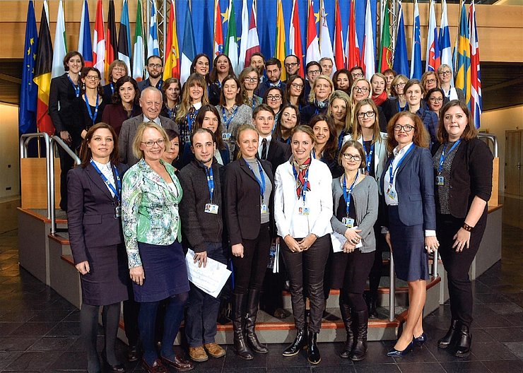 © European School of Administration Gruppenfoto der TeilnehmerInnen am Erasmus-Programm